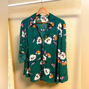 Express portofino button up shirt size xl